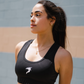 WOMEN'S GENESIS SPORTS BRA - BLACK