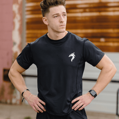 MEN'S VALOR PERFORMANCE SHIRT - BLACK - Riseabove Apparel Inc