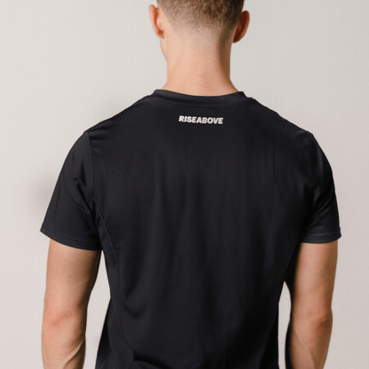 MEN'S VALOR PERFORMANCE SHIRT - BLACK - Riseabove Apparel Inc