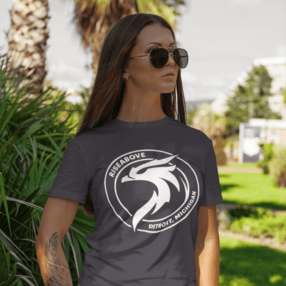 PHOENIX T - SHIRT (UNISEX) - GRAPHITE BLACK - Riseabove Apparel Inc