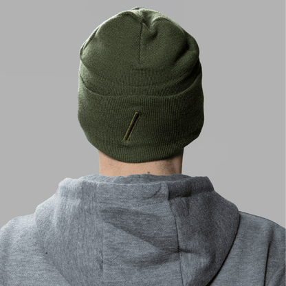 R1 BEANIE (UNISEX) - ARMY GREEN - Riseabove Apparel Inc