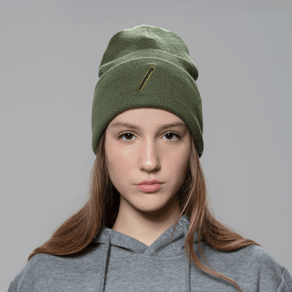 R1 BEANIE (UNISEX) - ARMY GREEN - Riseabove Apparel Inc