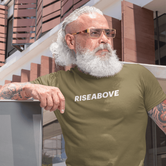 VALOR T - SHIRT (UNISEX) - MILITARY GREEN - Riseabove Apparel Inc