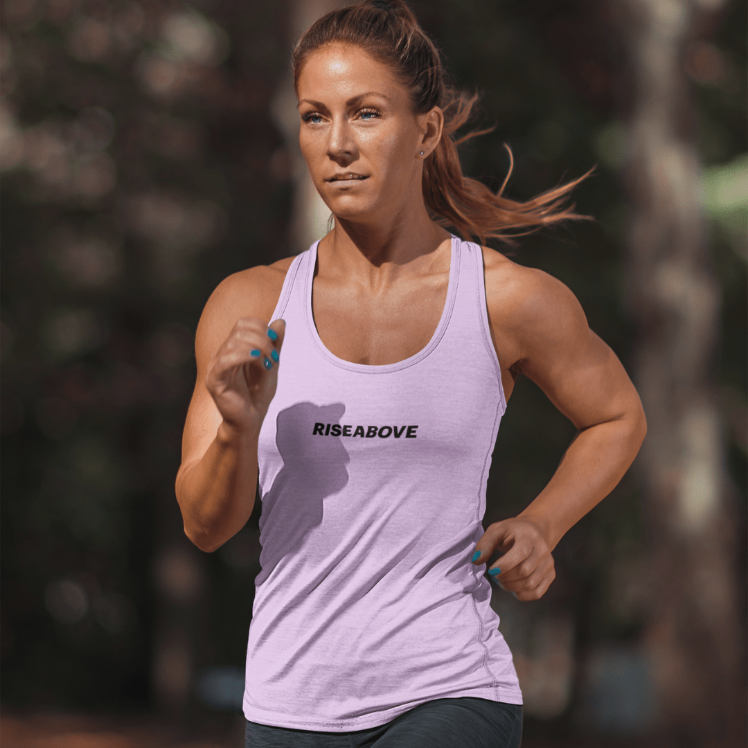 WOMEN'S VALOR TANK TOP - LILAC - Riseabove Apparel Inc